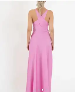 One fell swoop pink maxi dress for rent on The Volte - image 1
