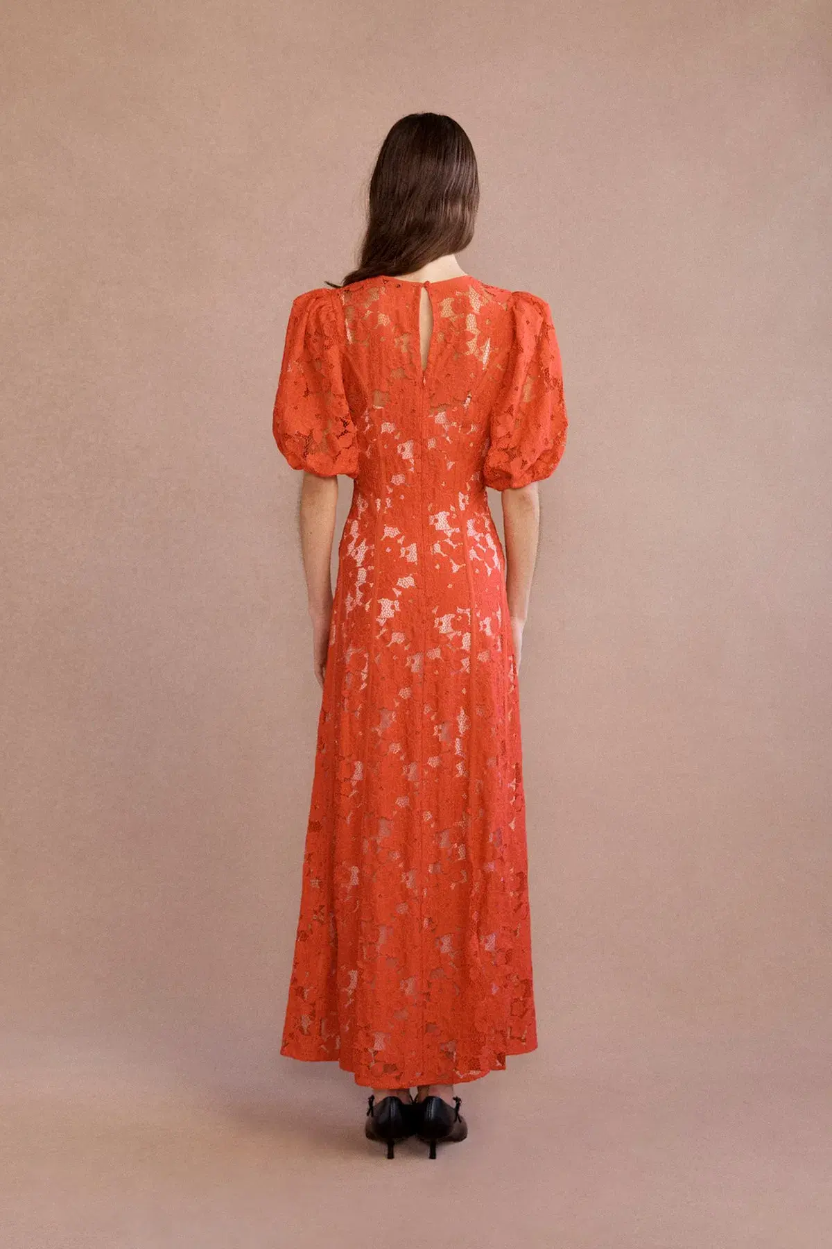 Lovaan Adeline Dress Cherry Size 14 - Image 3