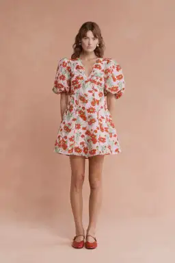 Lovaan Adeline Mini Dress Aster Floral Size 8 for rent on The Volte - image 1