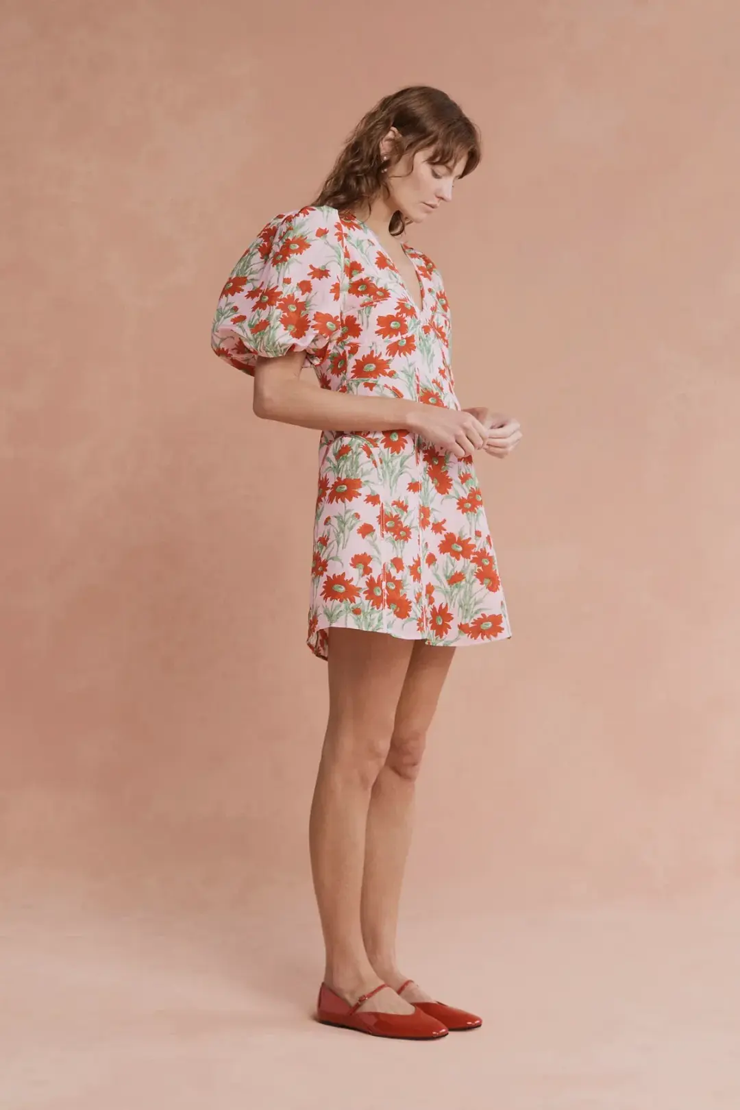 Lovaan Adeline Mini Dress Aster Floral Size 8 for rent on The Volte - main image
