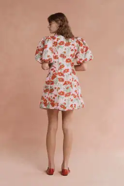 Lovaan Adeline Mini Dress Aster Floral Size 10 for rent on The Volte - image 3