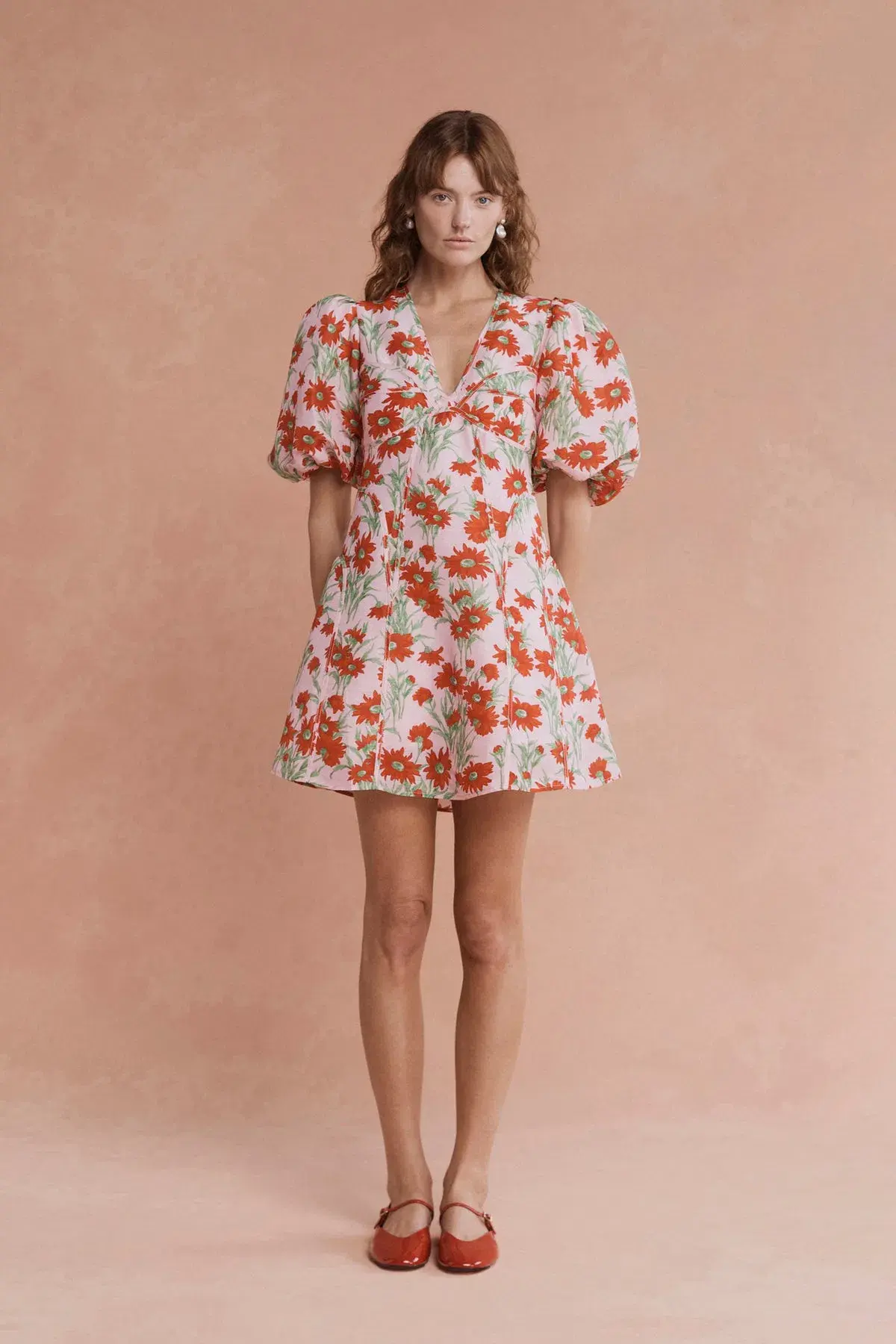 Lovaan Adeline Mini Dress Aster Floral Size 14 - Image 1