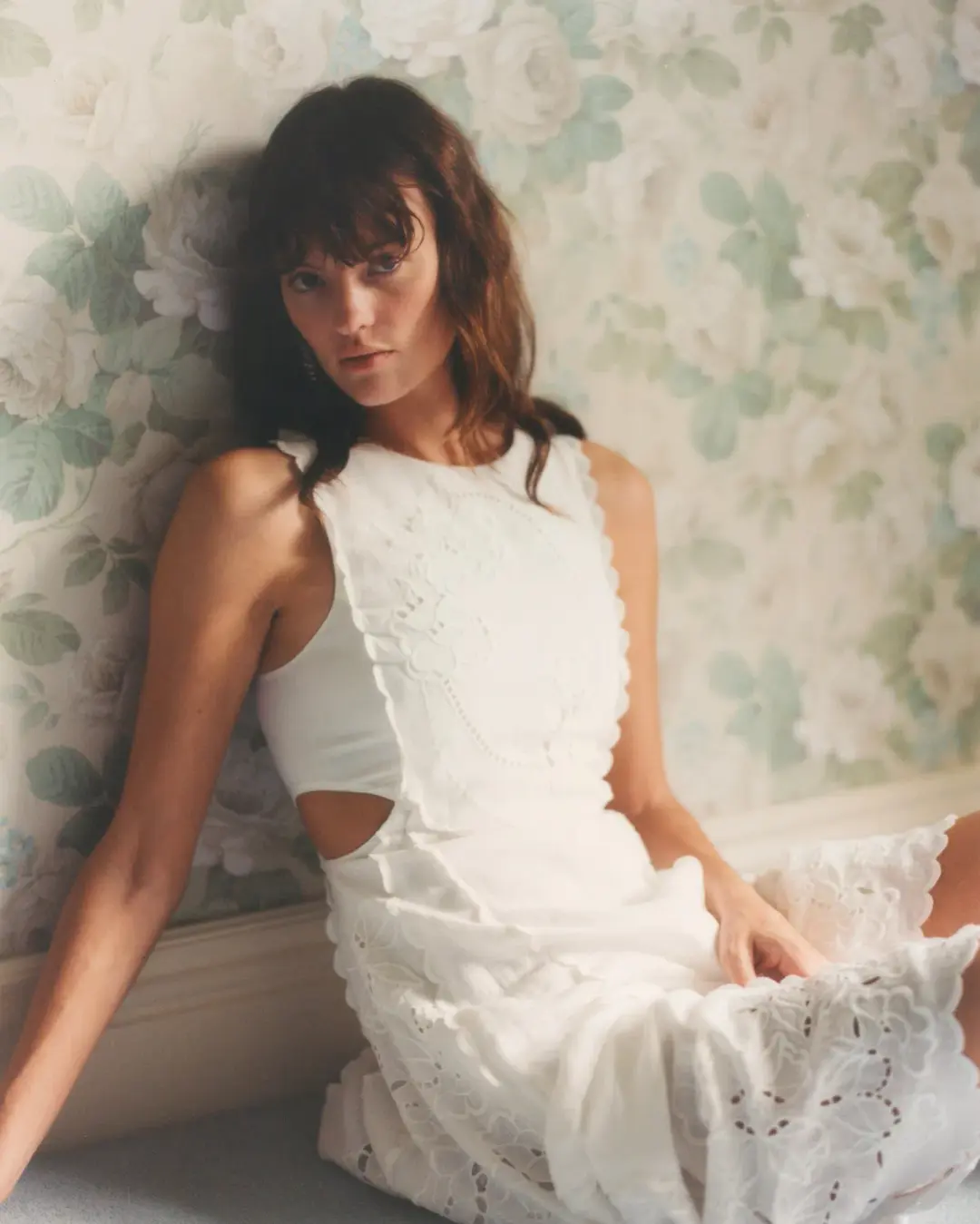 Lovaan Amelia Dress White Size 8 for rent on The Volte - main image