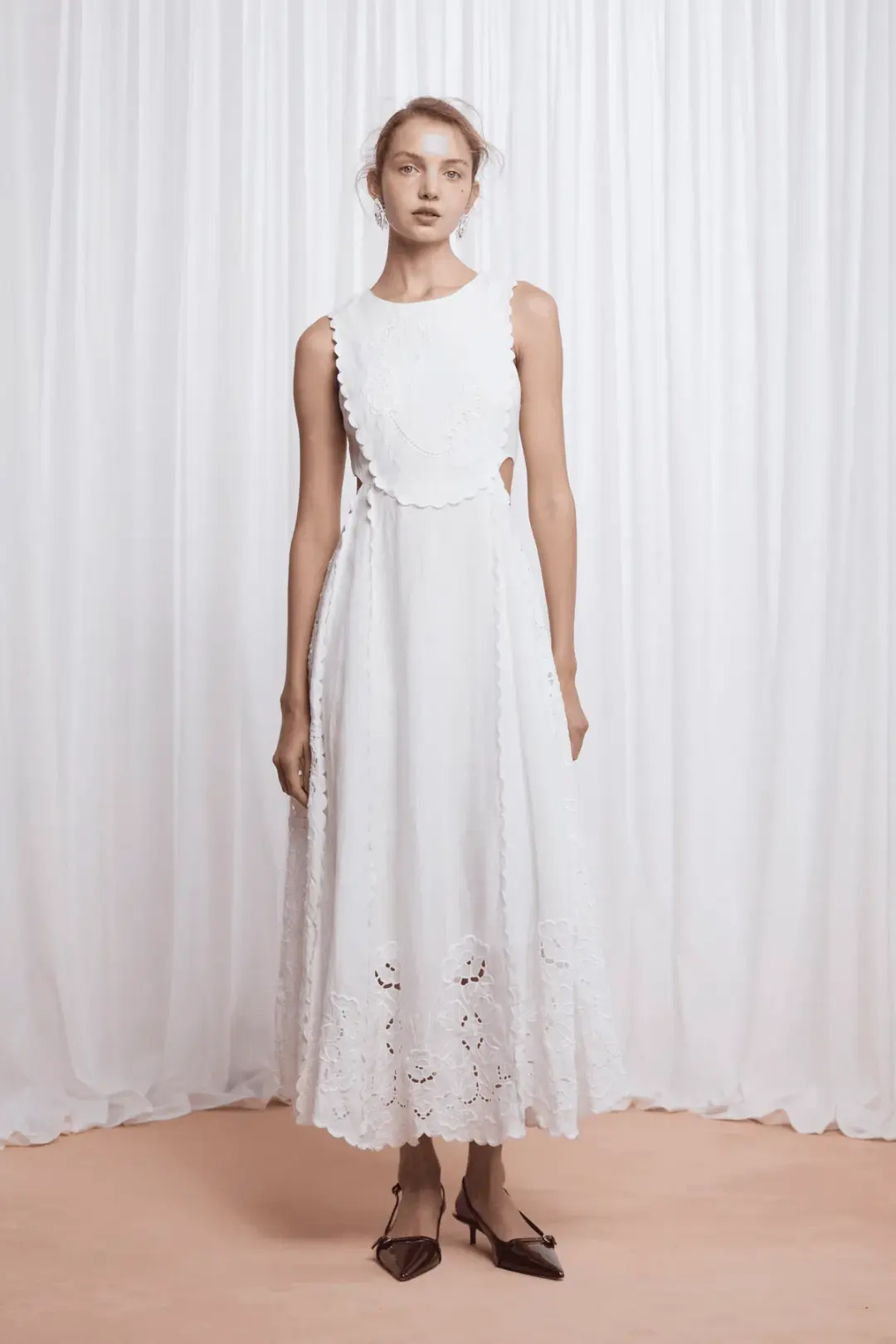 Lovaan Amelia Dress White Size 8 for rent on The Volte - main image
