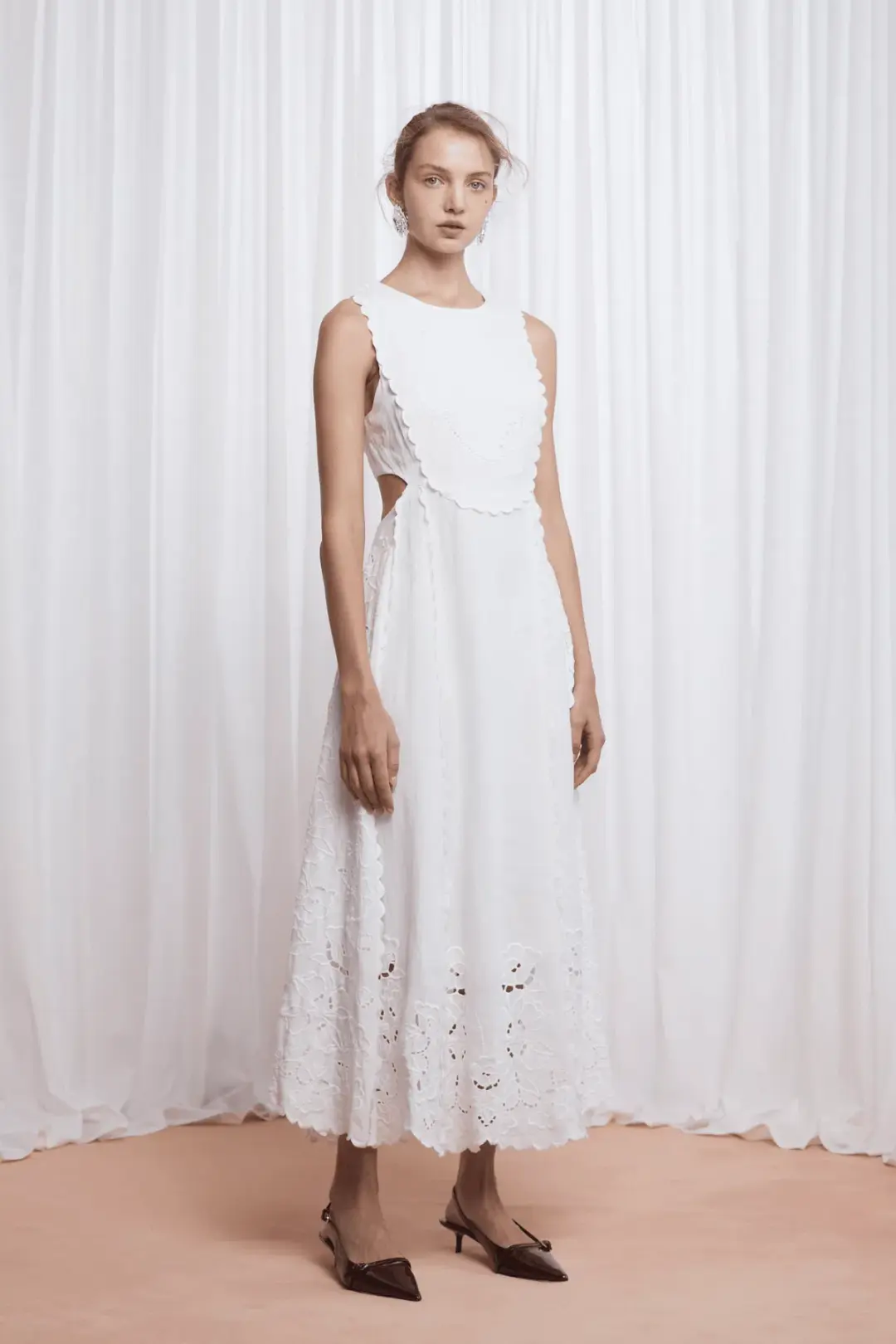 Lovaan Amelia Dress White Size 12 for rent on The Volte - main image