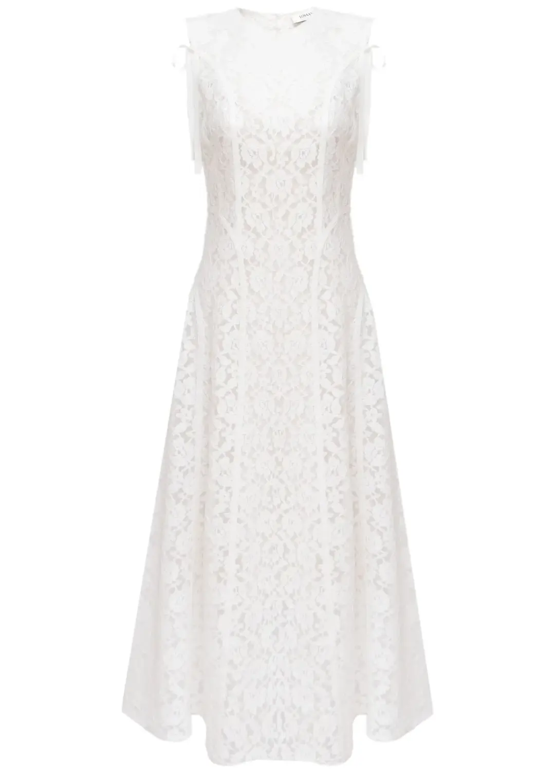 Lovaan Audrey Dress White Size 12 for rent on The Volte - main image