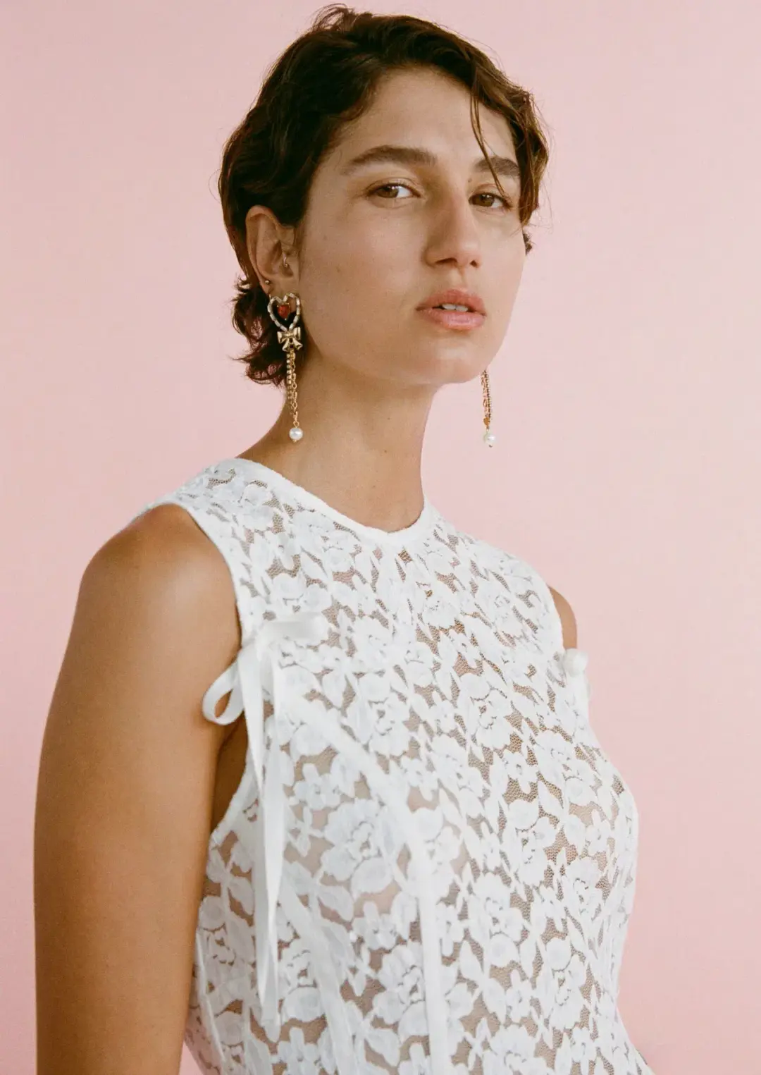 Lovaan Audrey Dress White Size 12 for rent on The Volte - main image