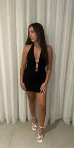 Misha Celine Twill Mini Dress Black Size 10 - Image 3