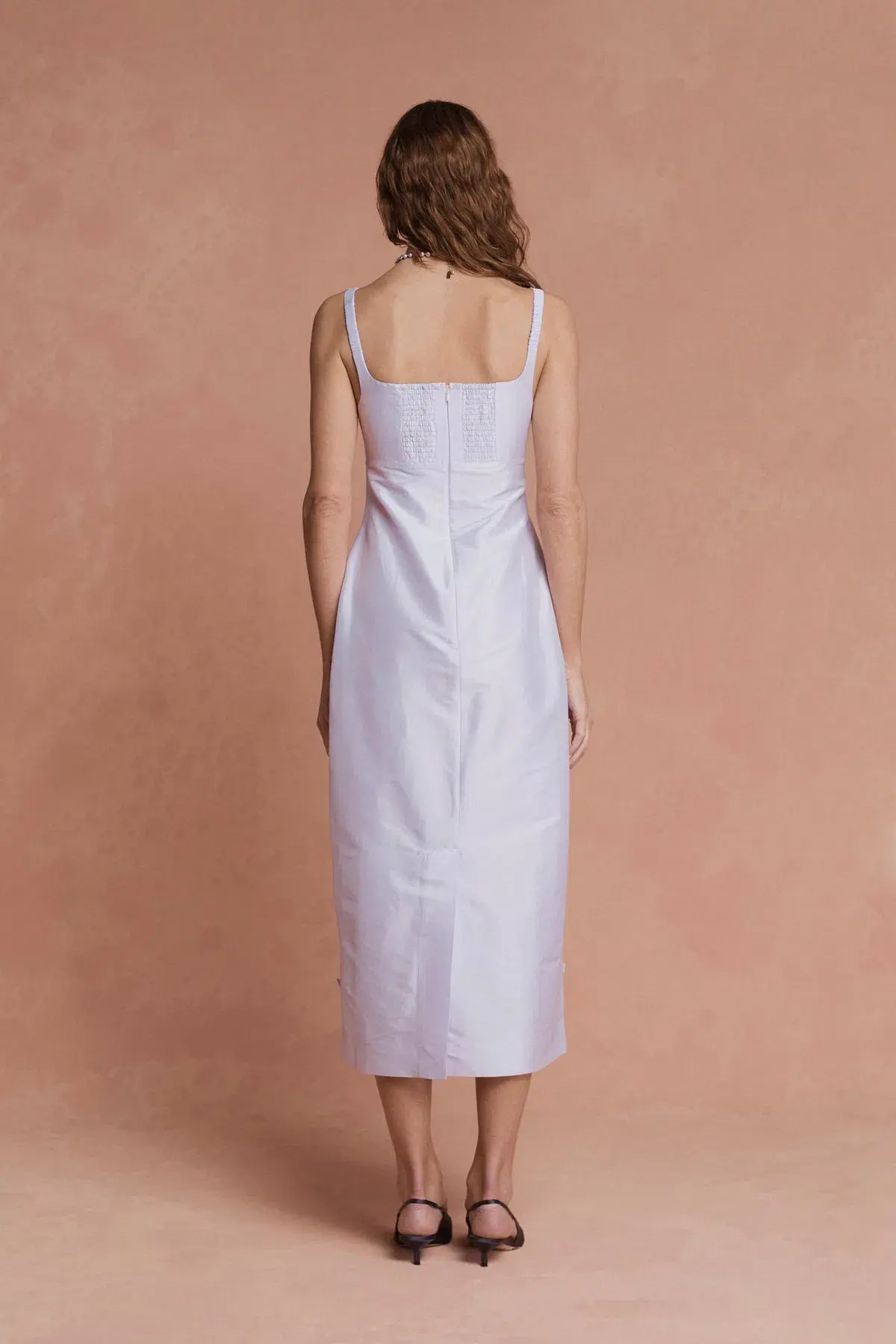 Lovaan Camilla Dress Lilac Size 8 - Image 3