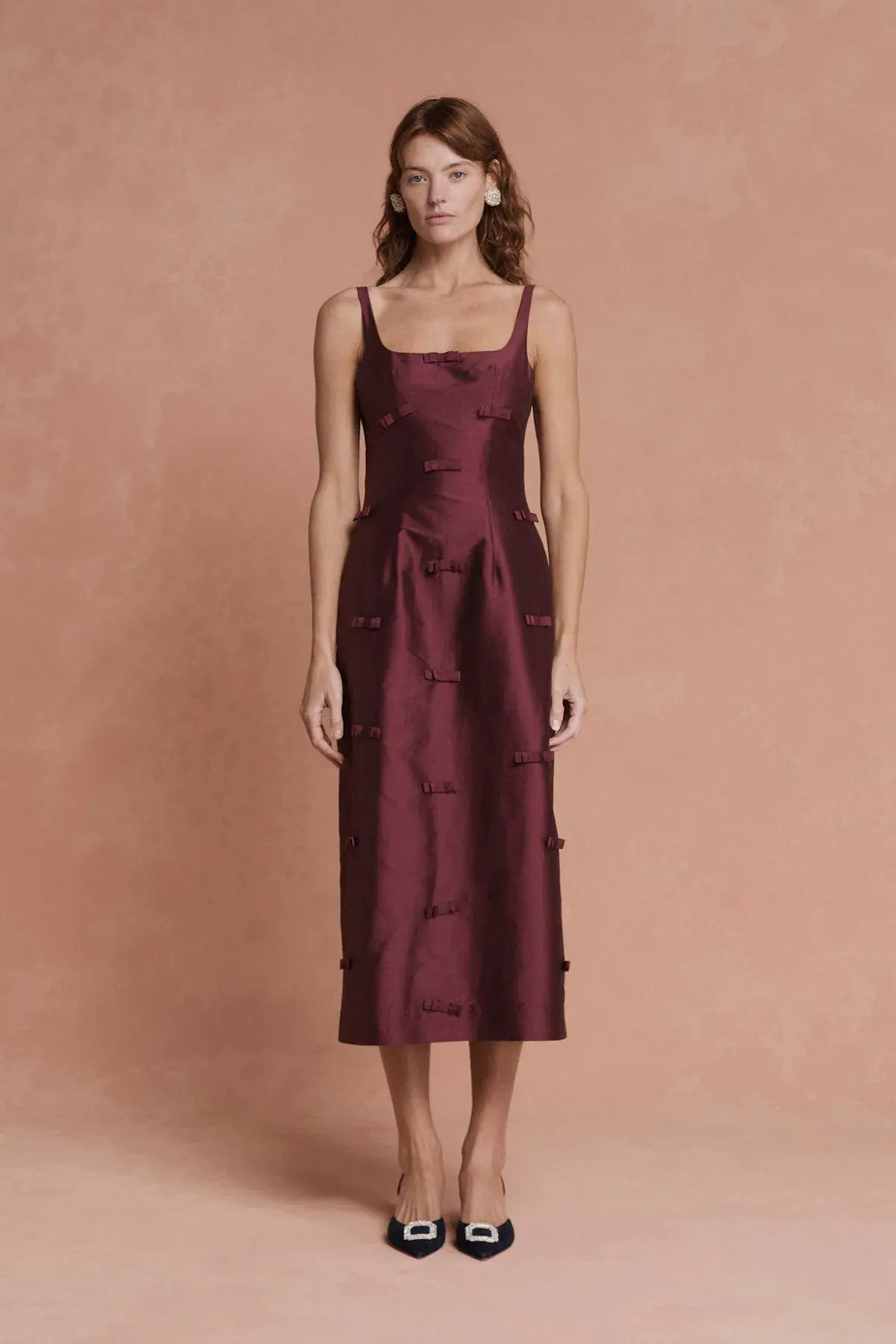 Lovaan Camilla Dress Plum Size 14 - Image 1