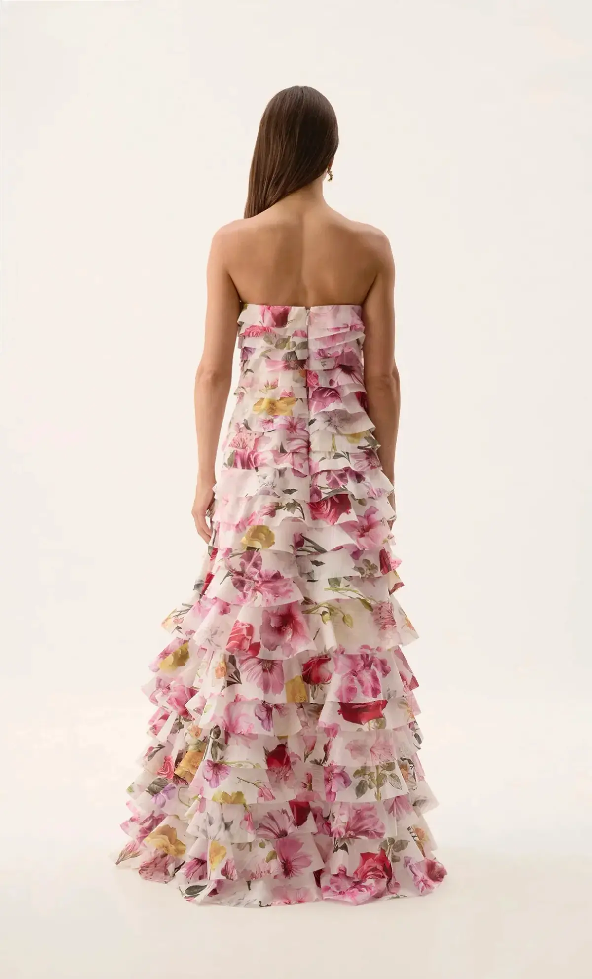 Aje / Fleur Pleated Gown / Collage Floral  - Image 4