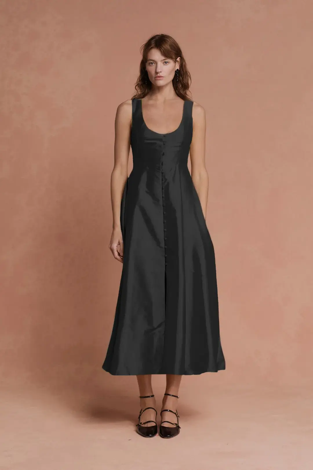 Lovaan Cate Dress Black Size 12 for rent on The Volte - main image
