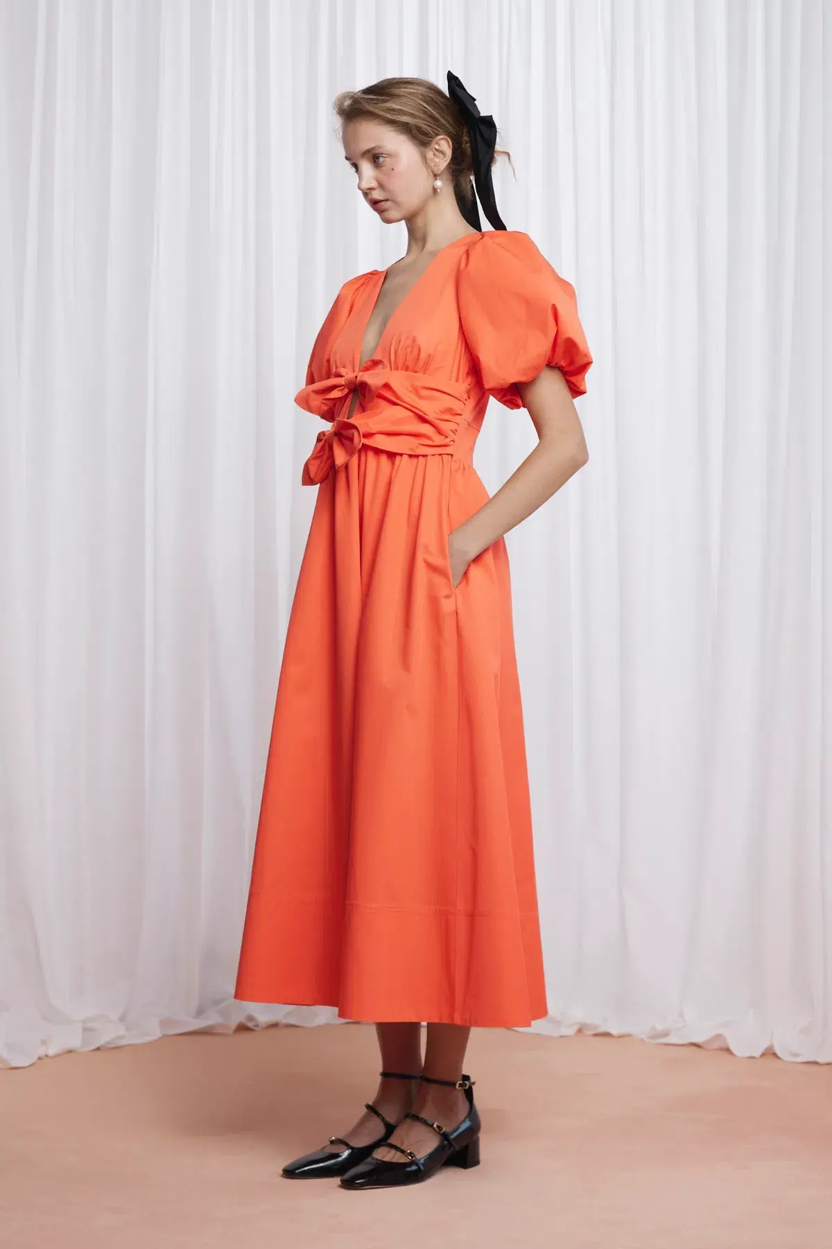 Lovaan Devon Dress Coral Size 10 - Image 2