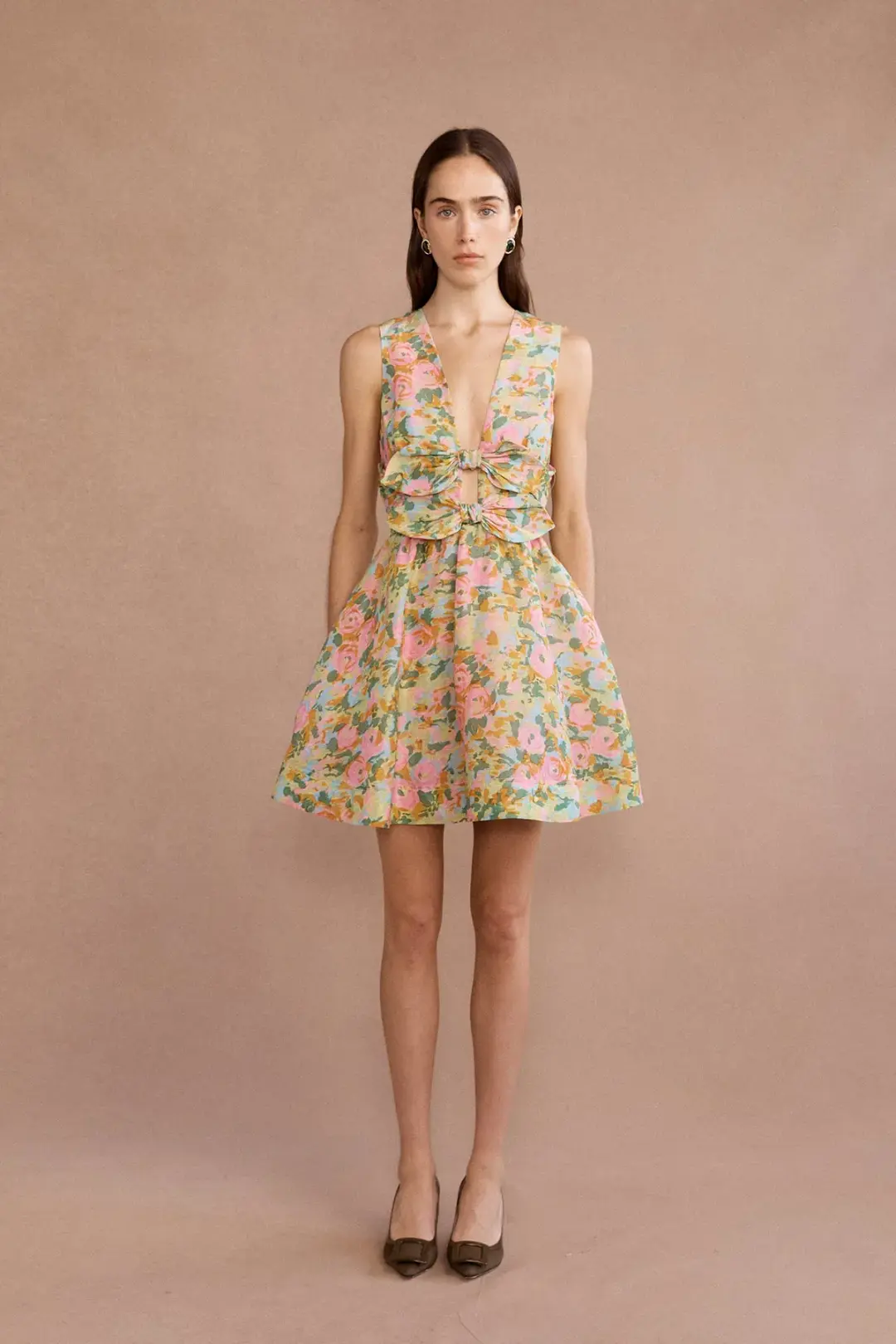 Lovaan Delilah Dress Sienna Floral Size 10 for rent on The Volte - main image