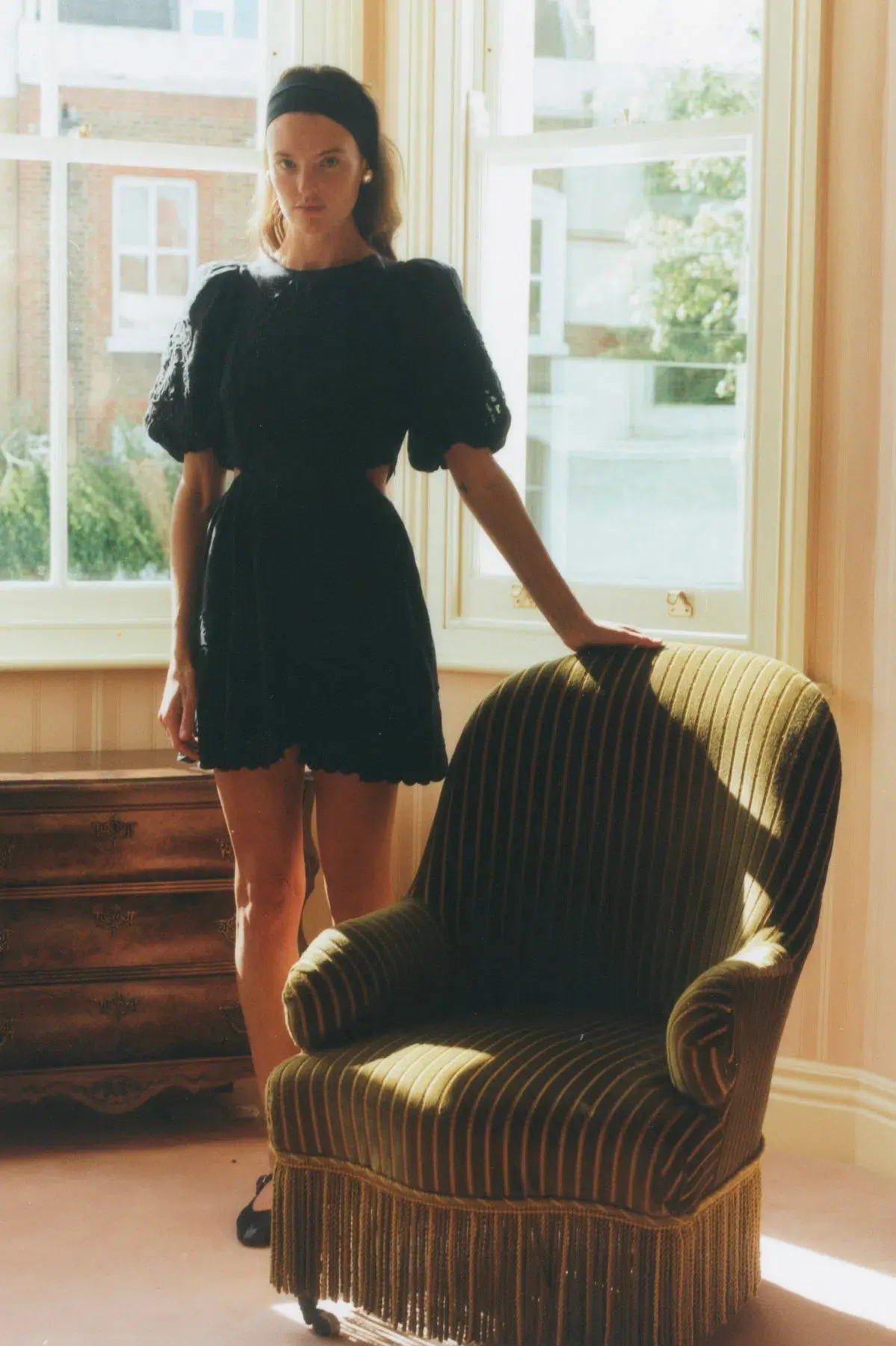 Lovaan Liberty Dress Ink Size 8 - Image 1