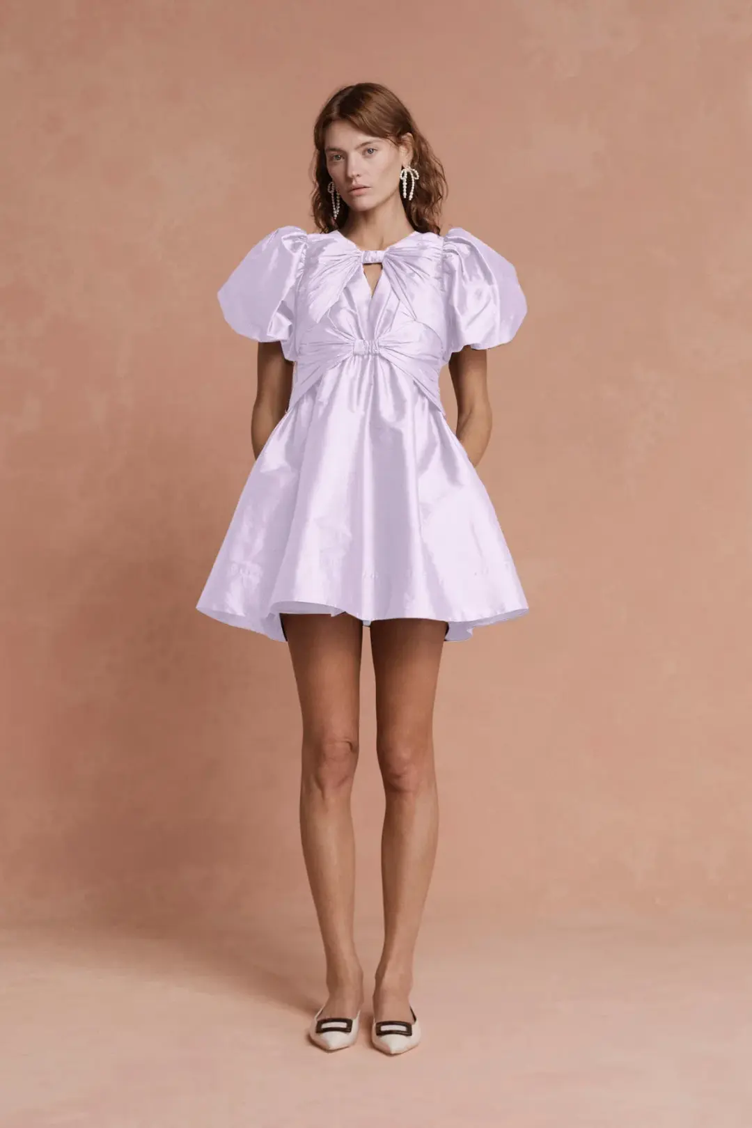 Lovaan Iris Dress Lilac Size 10 for rent on The Volte - main image