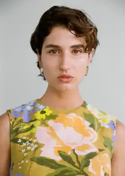 Lovaan Mathilda Dress Yellow Floral Size 6 for rent on The Volte - image 3