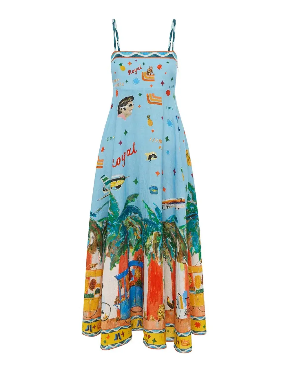 ALEMAIS All Aboard Midi Sundress Size 10 Au - Image 11