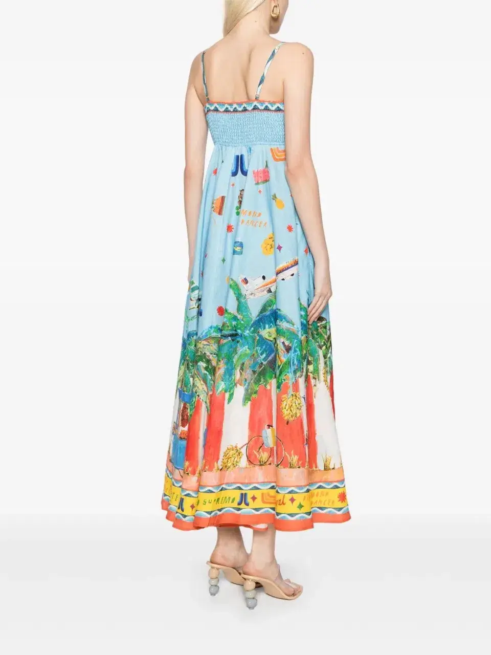 ALEMAIS All Aboard Midi Sundress Size 10 Au - Image 3