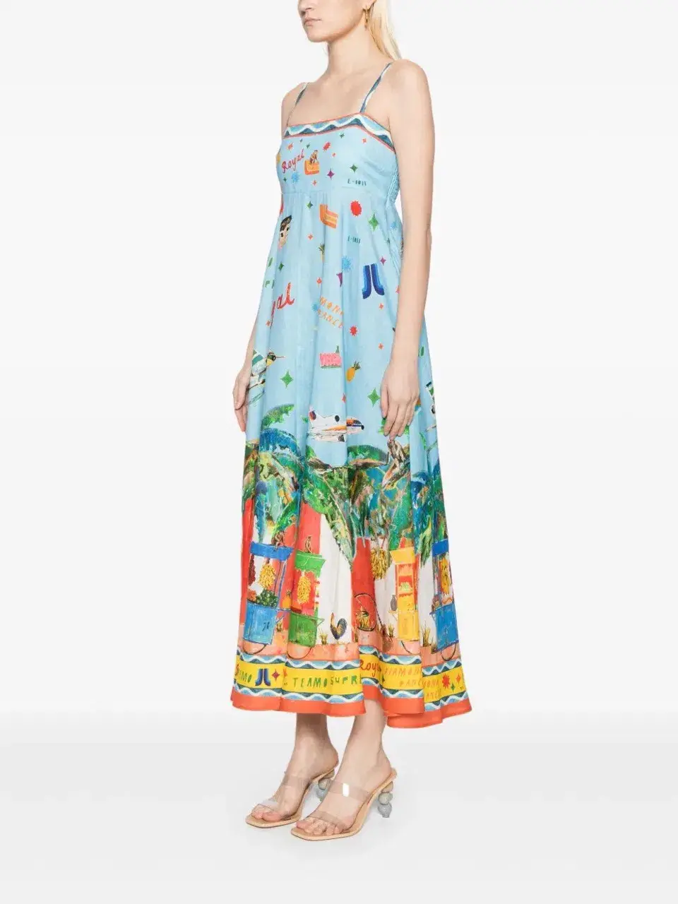 ALEMAIS All Aboard Midi Sundress Size 10 Au - Image 2