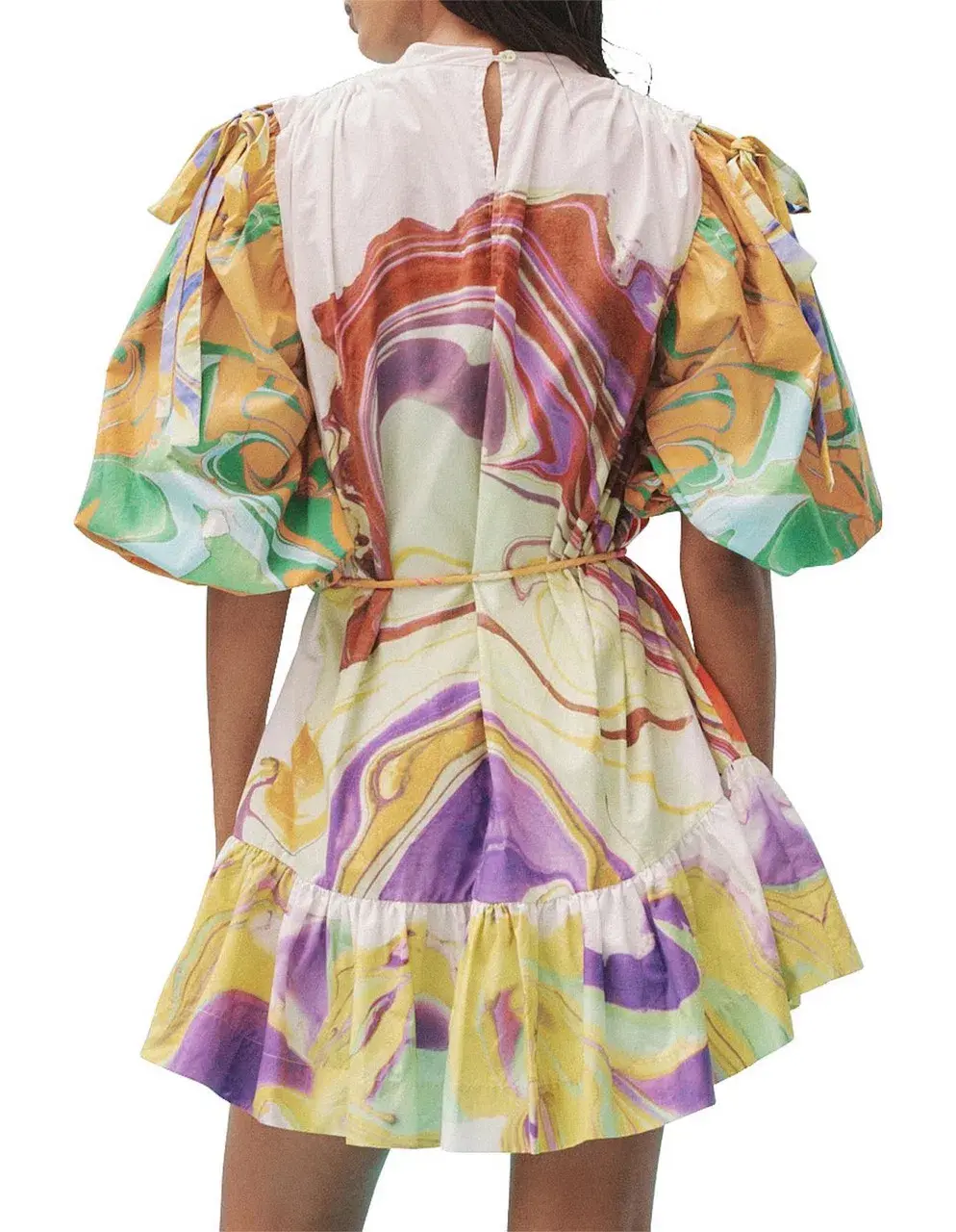 ALEMAIS Luca Mini Dress Multi Size 6 Au - Image 2