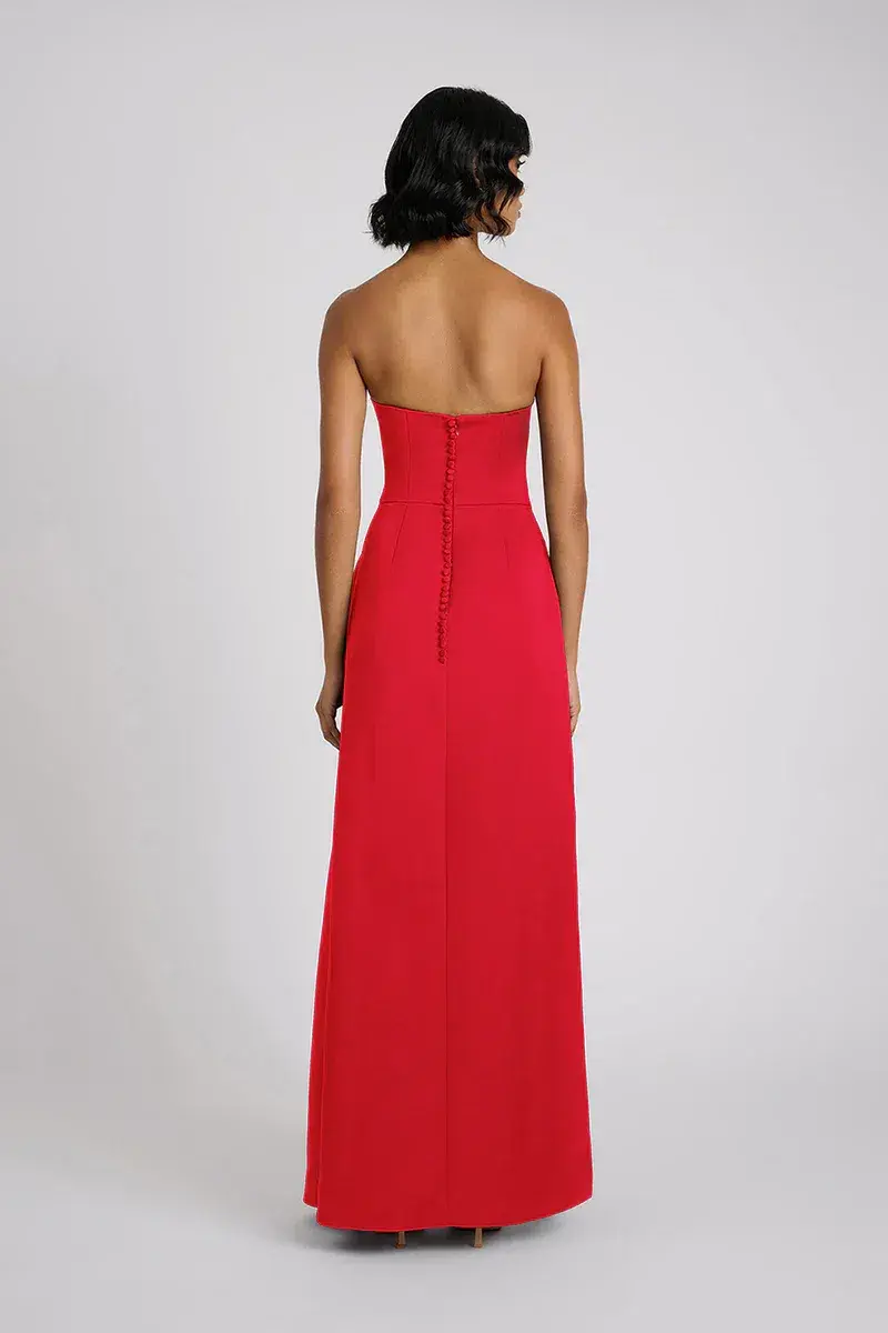 ELIYA THE LABEL Deanna Gown | Red XS - Image 3