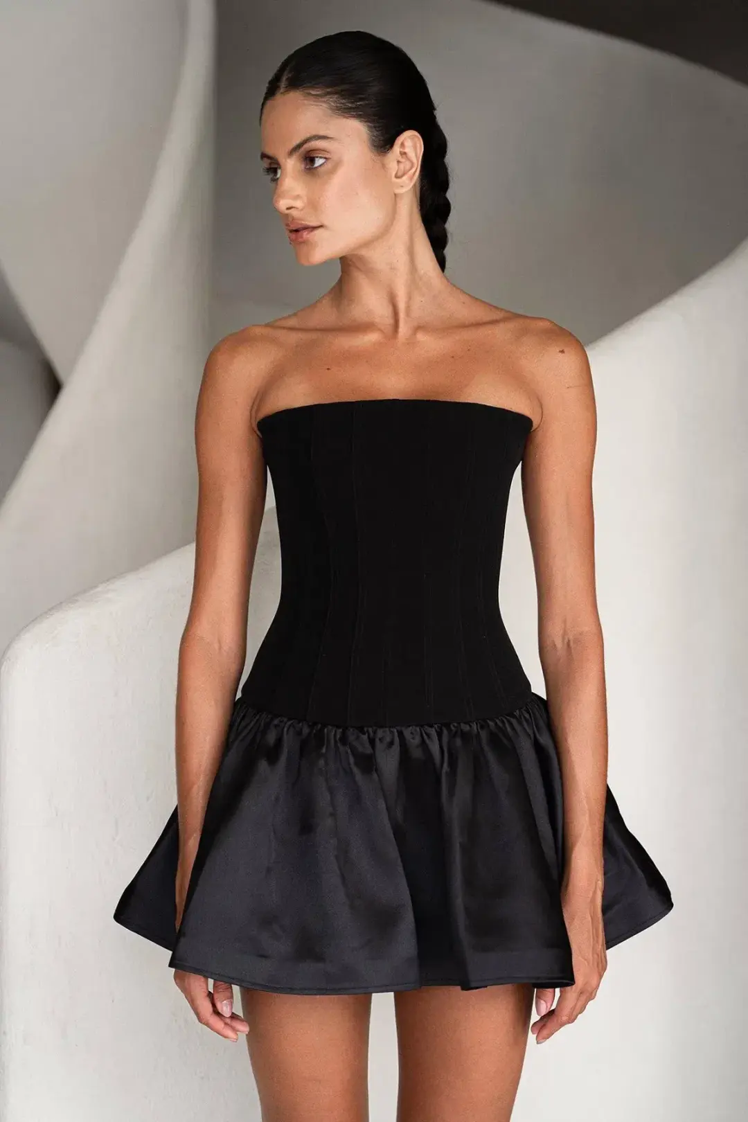 ELIYA THE LABEL Tylar Dress Black XS for rent on The Volte - main image