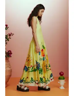 ALEMAIS Dahlia Halter Gown Yellow Size 10 AU for rent on The Volte - image 21