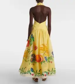 ALEMAIS Dahlia Halter Gown Yellow Size 10 AU for rent on The Volte - image 4