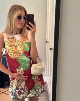 ALEMAIS Tiger Mini Dress Pink Size 10 AU for rent on The Volte - image 7