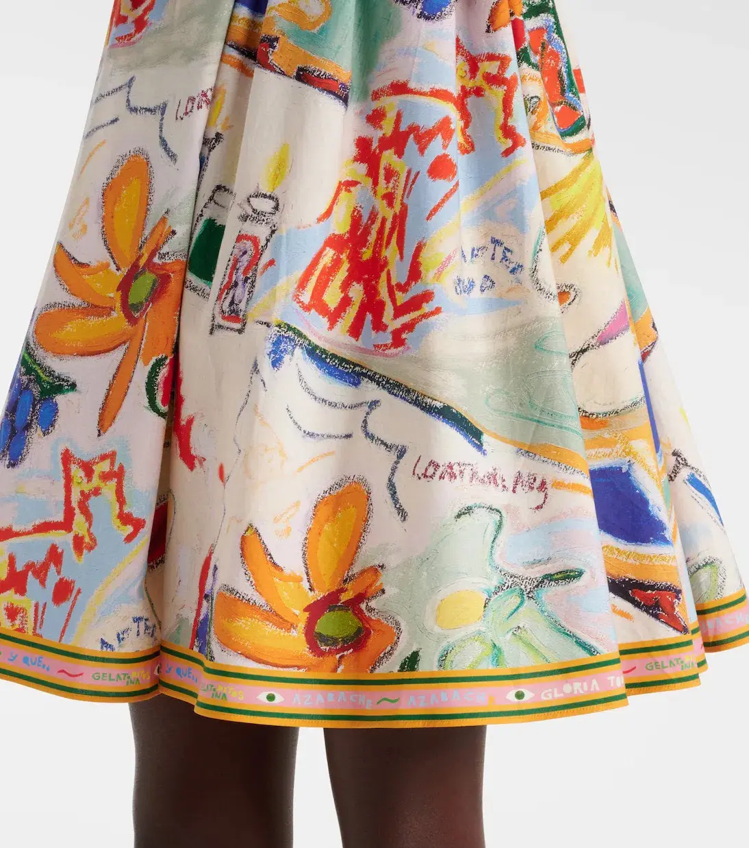 ALEMAIS La Charrasca Halter Mini Dress Multi Size 10 AU - Image 4