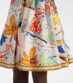 ALEMAIS La Charrasca Halter Mini Dress Multi Size 10 AU for rent on The Volte - image 4