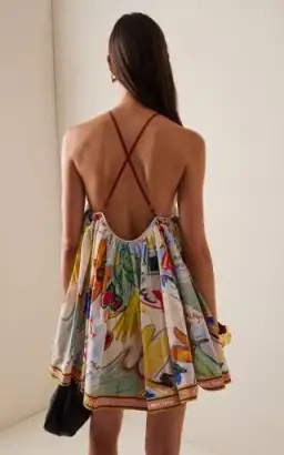 ALEMAIS La Charrasca Halter Mini Dress Multi Size 10 AU for rent on The Volte - image 7