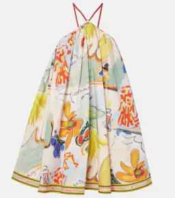 ALEMAIS La Charrasca Halter Mini Dress Multi Size 10 AU for rent on The Volte - image 10