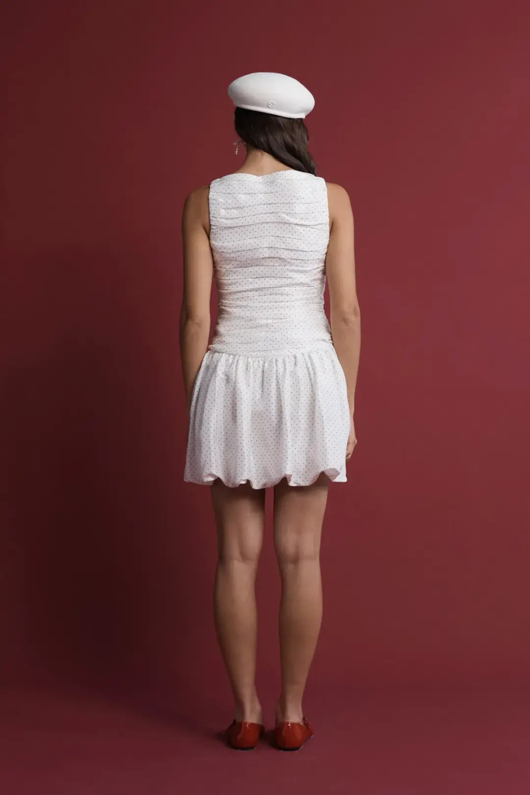 Lovaan Val Mini Dress White Size 8 for rent on The Volte - main image