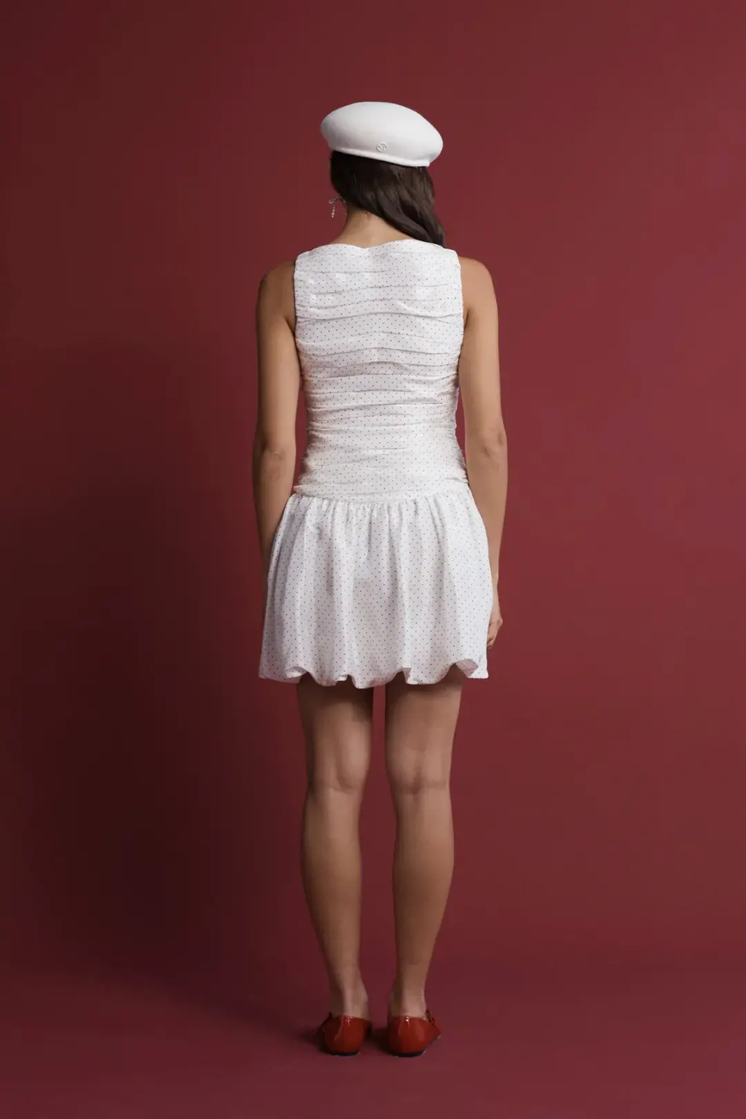 Lovaan Val Mini Dress White Size 10 for rent on The Volte - main image