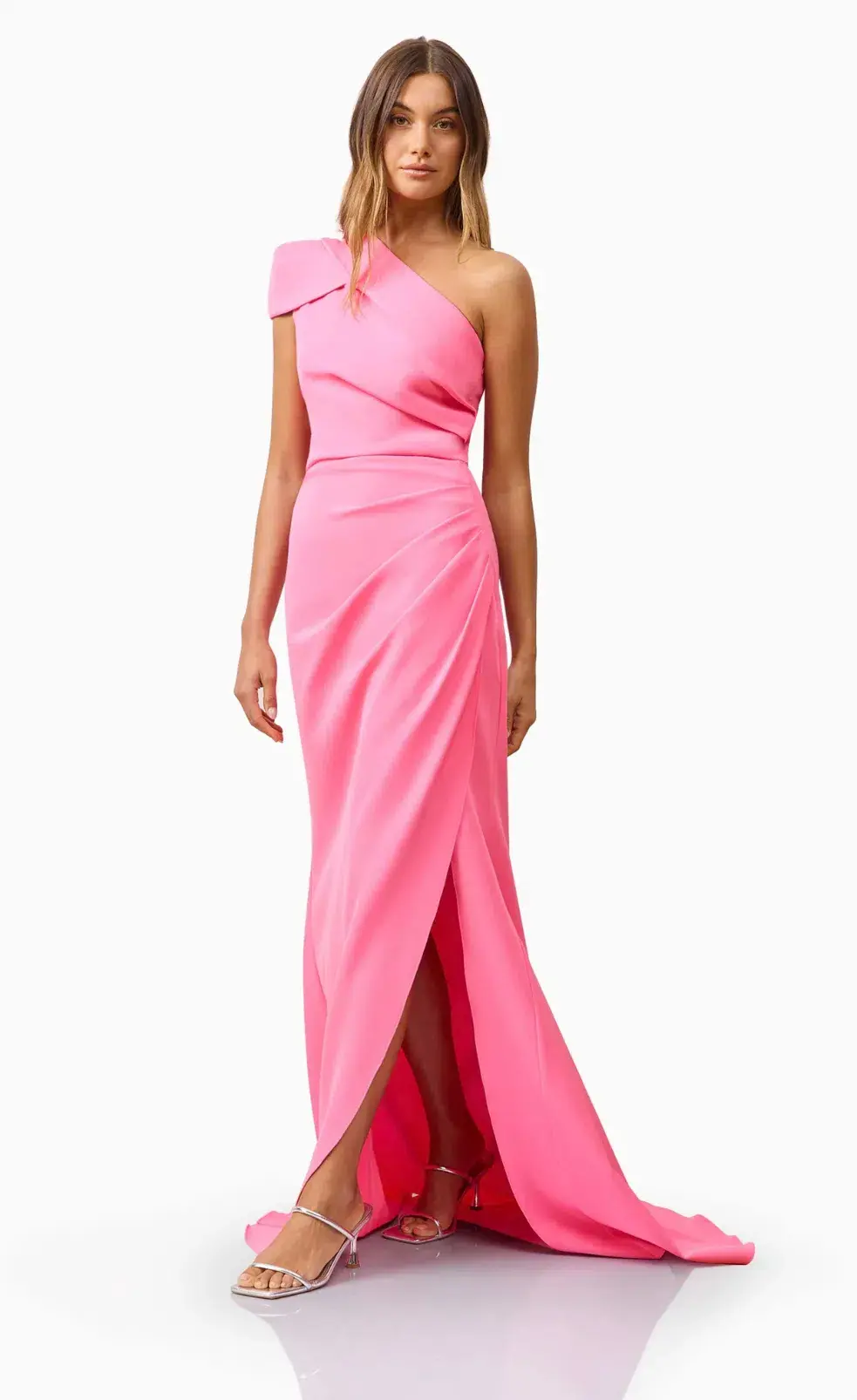 Elliatt Klara One Shoulder Gown in Pink XXL/AU 16 - Image 6