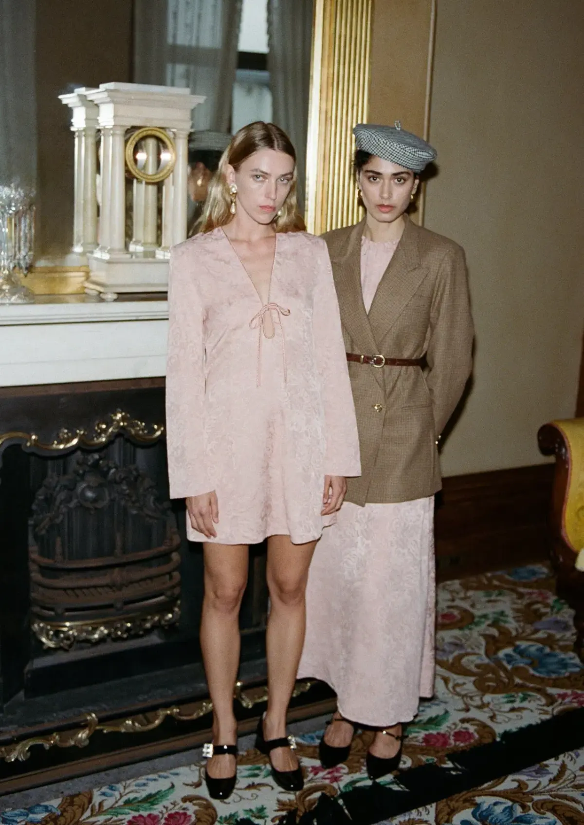 Lovaan Isla Brushed Rose Dress Silk Linen Brushed Rose Size 8 - Image 4