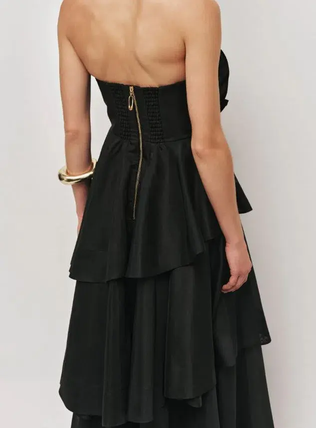 Aje Selestia Gown in Black Size 6 - Image 3