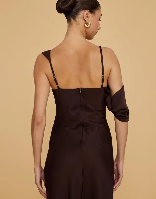 Chancery Summer Dress - chocolate- size 6/8 for rent on The Volte - main image