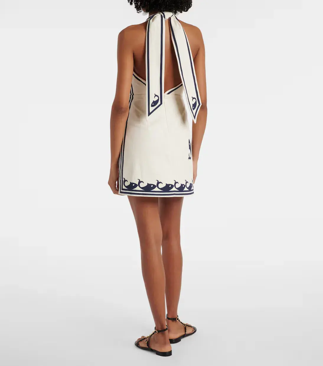 ALEMAIS Marine Mini Dress Cream 10 AU - Image 2