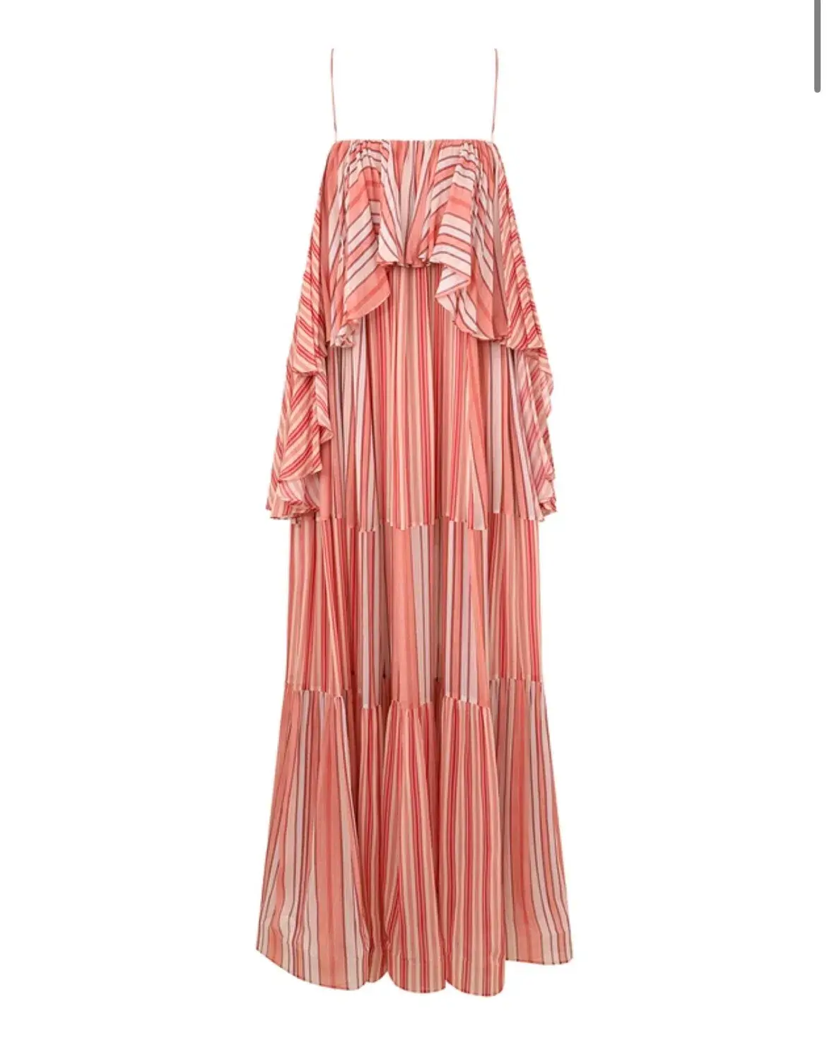 Zimmermann Rebellion Bohemian Slip Dress in Red Stripe Size 1 - Image 1