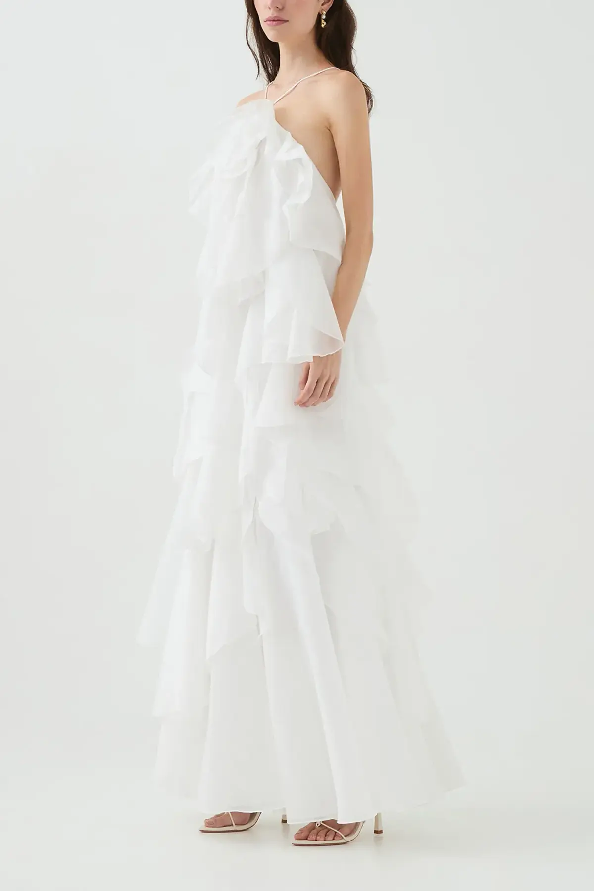 Aje Pandorea Maxi Dress in White - Image 6