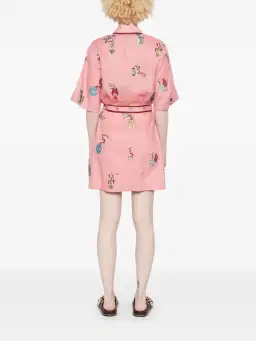 ALEMAIS Timmy Embroidered Mini Dress Pink Size 10 AU for rent on The Volte - image 10