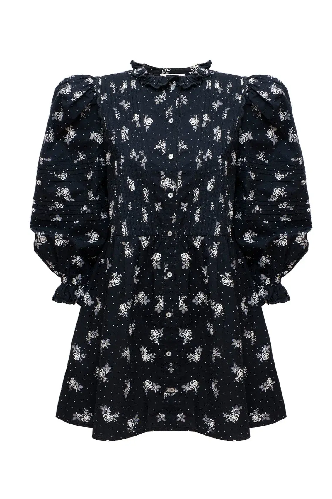 Lovaan Kitty Dress Cotton Vintage Rose Size 10  - Image 5