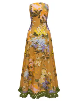 Lovaan Philippa Dress Linen Meadow Size 10 for rent on The Volte - image 5