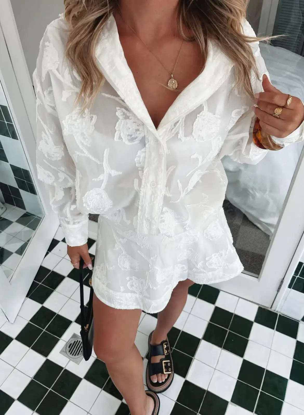 Dissh Azalea Set Off White Size XS - Image 3