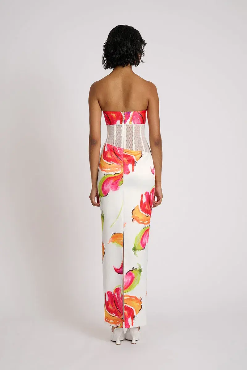 Eliya The Label Papaya Maxi Dress Floral Size M / AU 10 - Image 3