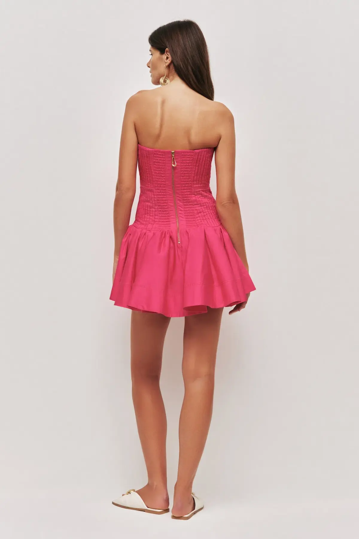 Aje Vacation Mini Dress in Pink Magenta Size 6 - Image 3