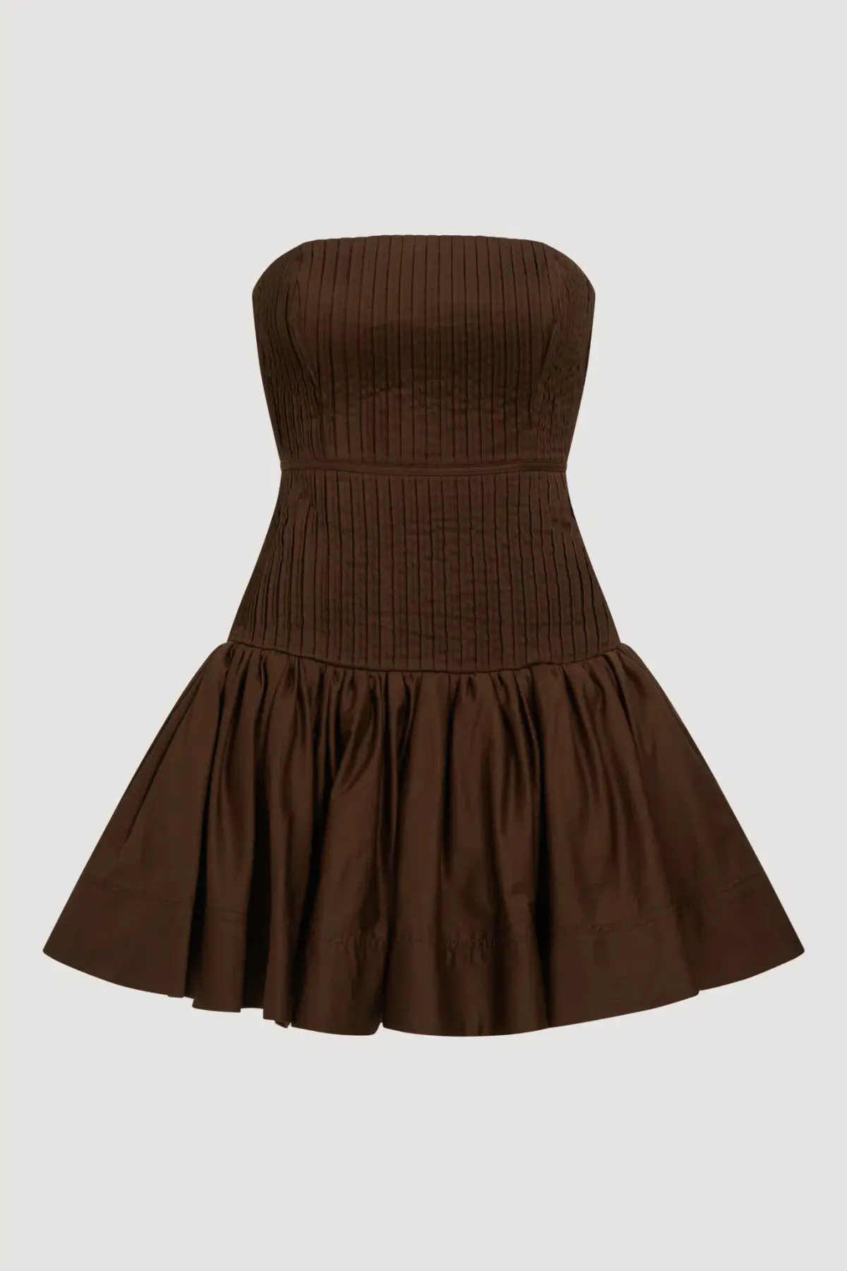 Aje Vacation Mini Dress in Chocolate Brown Size 8 - Image 4